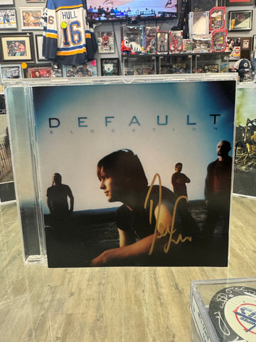 Dallas Smith signed Default Elocation CD Booklet