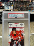 Alex Ovechkin 1st Goal as Captain Washington Capitals Ticket PSA Slabbed 7