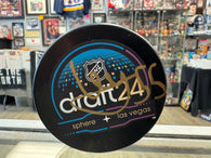 Artyom Levshunov signed Chicago Blackhawks NHL Draft 24 Hockey Puck