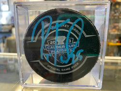 Parker Ford signed 2023 AHL Calder Cup Hockey Puck
