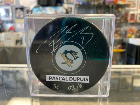 Pascal Dupuis signed Pittsburgh Penguins Hockey Puck