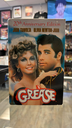 John Travolta signed Grease VHS