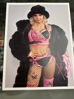 Hollyhood Haley J signed 8x10 Wrestling Photo