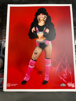 Hollyhood Haley J signed 8x10 Wrestling Photo