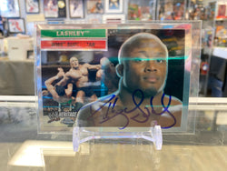 Bobby Lashley signed WWE Wrestling Rookie Card