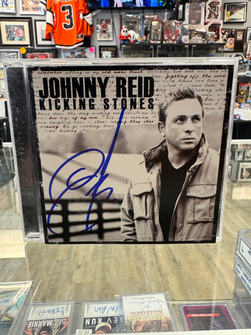 Johnny Reid signed Kicking Stones CD