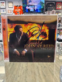 Johnny Reid signed Fire It Up CD