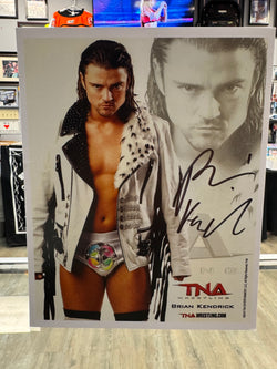 Brian Kendrick signed TNA Wrestling 8x10 Photo