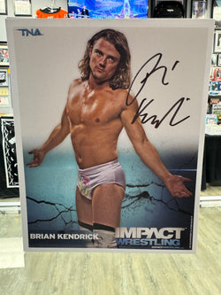 Brian Kendrick signed TNA Wrestling 8x10 Photo
