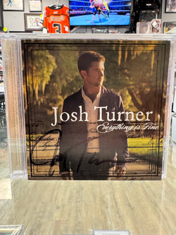 Josh Turner signed Everything is Fine CD