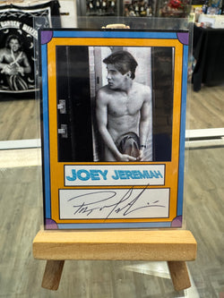 Pat Mastroianni signed Joey Jeremiah Degrassi Card