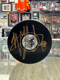 Nikita Chibrikov signed Manitoba Moose Hockey Puck