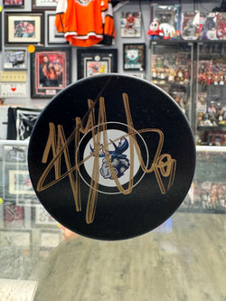 Nikita Chibrikov signed Manitoba Moose Hockey Puck