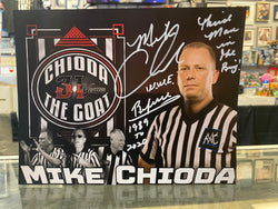 Mike Chioda signed WWE Wrestling Referee 8x10 Photo