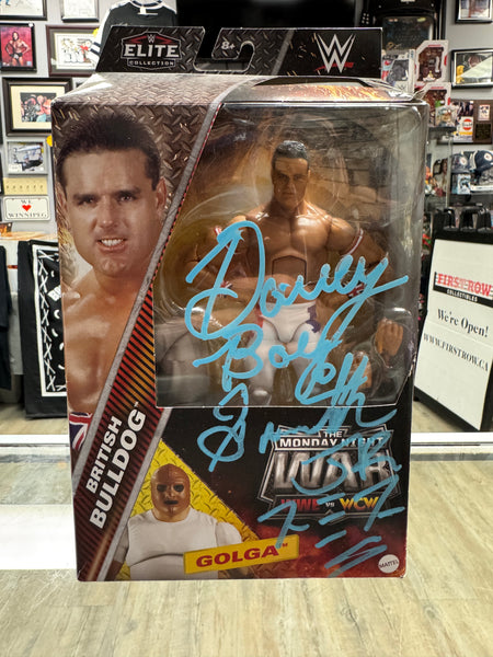Davey Boy Smith Jr. signed British Bulldog WWE Elite Collection Figure