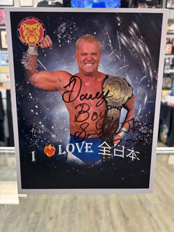 British Bulldog Davey Boy Smith Jr. signed 8x10 Wrestling Photo