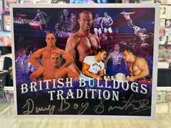 British Bulldog Davey Boy Smith Jr. signed 8x10 Wrestling Photo
