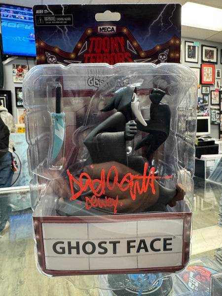 David Arquette Signed Ghost Face Scream NECA Action Figure Horror