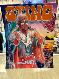 Sting signed Wrestling 8x10 Photo