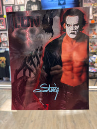 Sting signed Wrestling 8x10 Photo