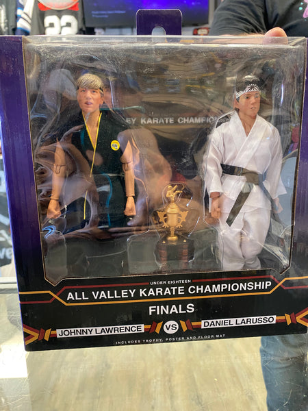 NECA The Karate Kid All Valley Karate Championship Johnny vs. Daniel 2-Pack NEW