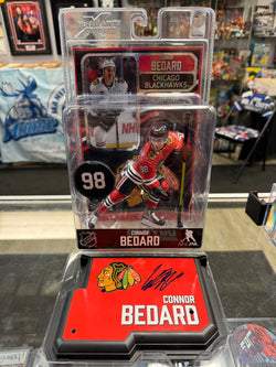 Connor Bedard signed Chicago Blackhawks McFarlane Sportpicks Figure
