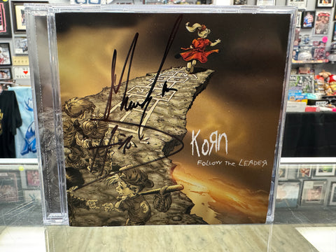 Munky & Head signed KORN CD Follow The Leader Album