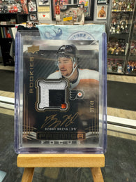 2022-23 Upper Deck Premier Bobby Brink RC GOLD Premier Focus Patch Auto /49