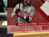 2024 Topps Update #MLMU-ED Elly De La Cruz Major League Material Relic Rookie Card /25