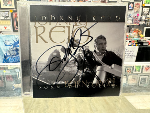 Johnny Reid signed Born To Roll CD