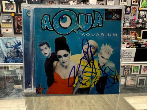 Aqua signed Aquarium CD