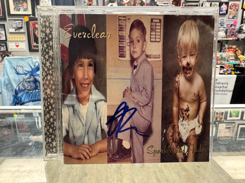 Art Alexakis Everclear signed Sparkle and Fade CD