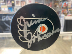 Jim Johnson signed Philadelphia Flyers Hockey Puck
