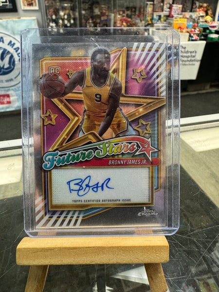 2024-25 Topps Chrome Future Stars Auto Bronny James RC #FSA-BJ Lakers
