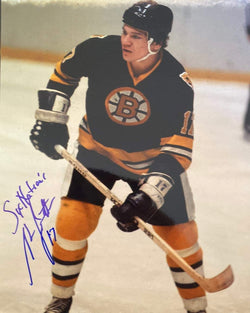 Stan Jonathan signed Boston Bruins 8x10 Photo