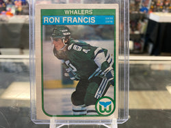 1982-83 O-Pee-Chee #123 Ron Francis Rookie Card Hartford Whalers RC