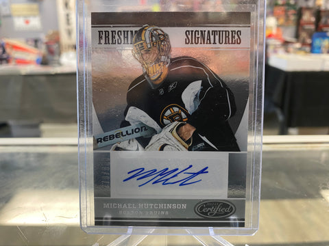 2012-13 Michael Hutchinson Certified Freshman Signatures Rookie Auto #172 - /999