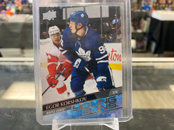 2020-21 Upper Deck Series 1 Young Guns Egor Korshkov #219 Rookie RC YG TOR