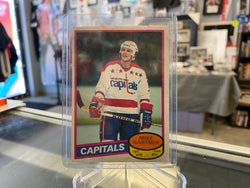 1980-81 O-Pee-Chee Mike Gartner Rookie Card RC #195 LOW GRADE