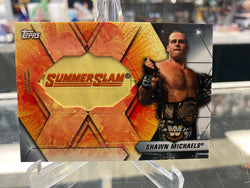 2019 Topps WWE Summerslam Logo Card Shawn Michaels #SLR-SM Patch