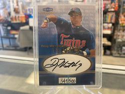 1999 Fleer Mystique Fresh Ink Doug Mientkiewicz Rookie Auto Minnesota Twins