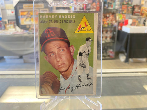 1954 Topps Baseball Card #9 Harvey Haddix St. Louis Cardinals