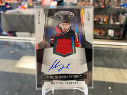 2010-11 Certified Jersey Autograph #195 Mattias Tedenby RC /499