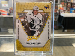 2021-22 UD MVP Hockey Rookie Formations RF-3 Quinton Byfield RC Kings