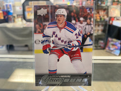 2015-16 Upper Deck Series One Oscar Lindberg Young Guns Rookie Card