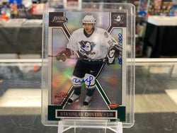 2002-03 Pacific Exclusive #193 Stanislav Chistov RC AUTO /1000 - MIGHTY DUCKS