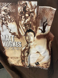 Matt Hughes signed TapOut T-shirt Large UFC