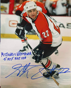 Scott Daniels signed Philadelphia Flyers 8x10 Photo
