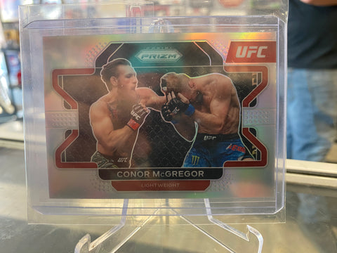 2022 Panini Prizm UFC CONOR MCGREGOR Card #39 SILVER PRIZM