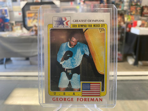 George Foreman Boxing Star Olympic Gold Medalist 1983 Greatest Olympians